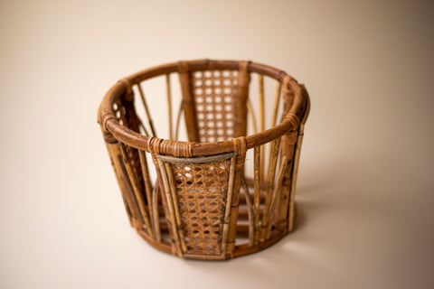 Boho Bamboo Basket